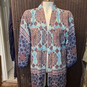 Blush Multicolor Patterned Jacket